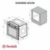 Духова шафа електрична PERFELLI DIAMOND 6D10N BIANCO (Польща)- № 