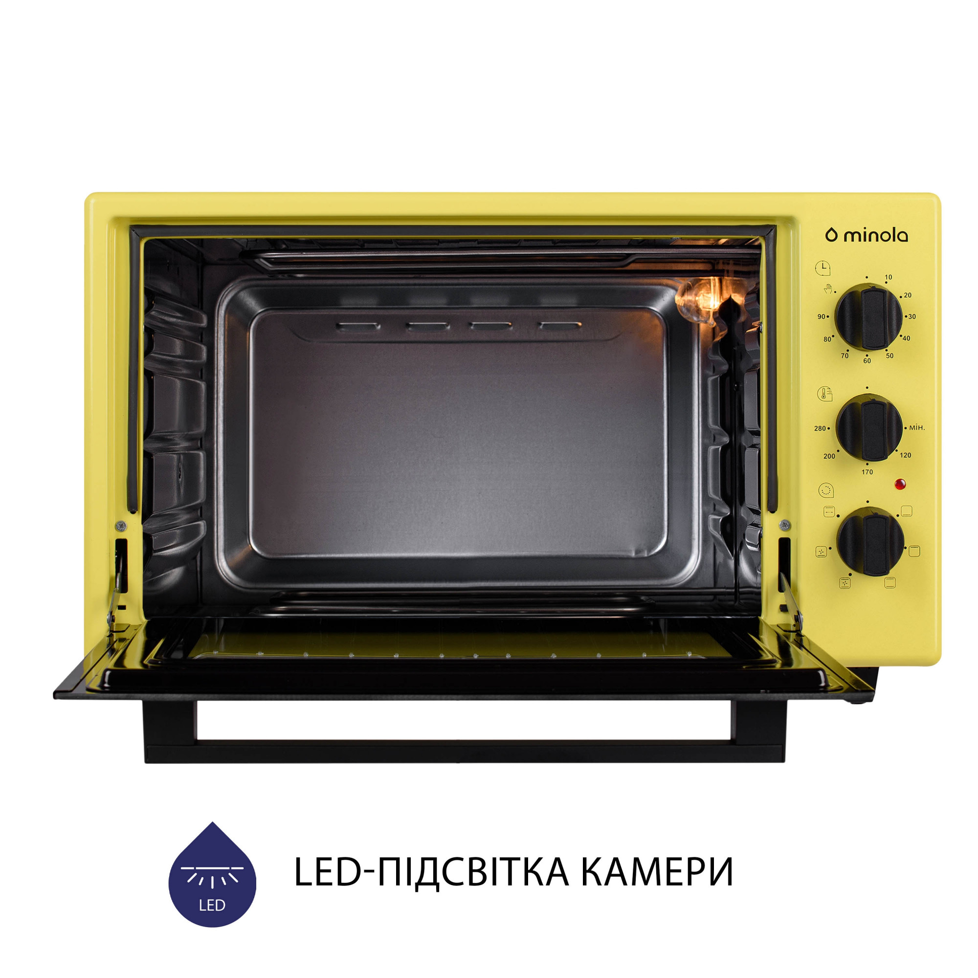 Электрическая печь MINOLA FOET 3714 UA (Цвет Голубо-желтый) - фото 9 Электрическая печь MINOLA FOET 3714 UA - фото 9
