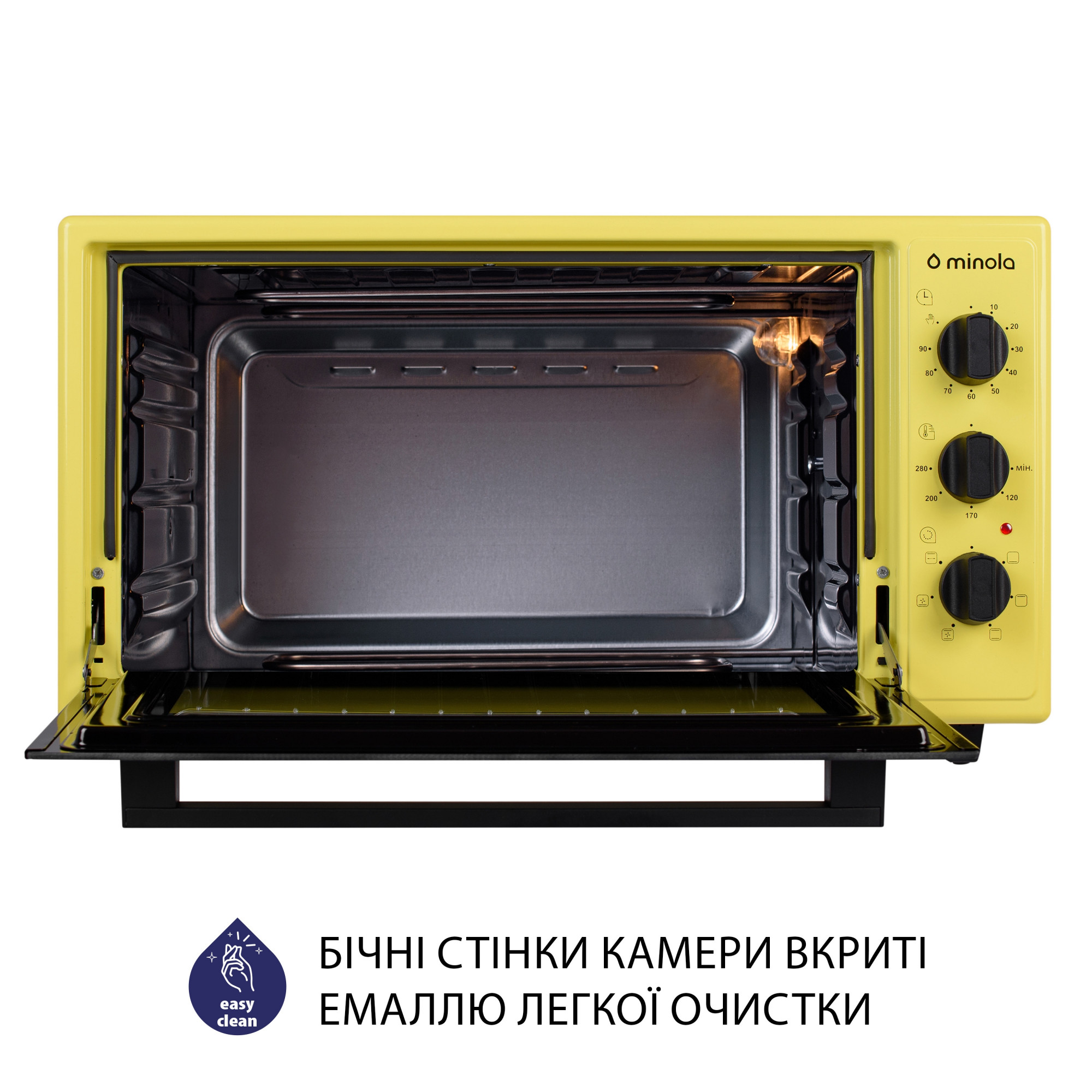 Электрическая печь MINOLA FOET 4815 UA (Цвет Голубо-желтый) - фото 9 Электрическая печь MINOLA FOET 4815 UA - фото 9