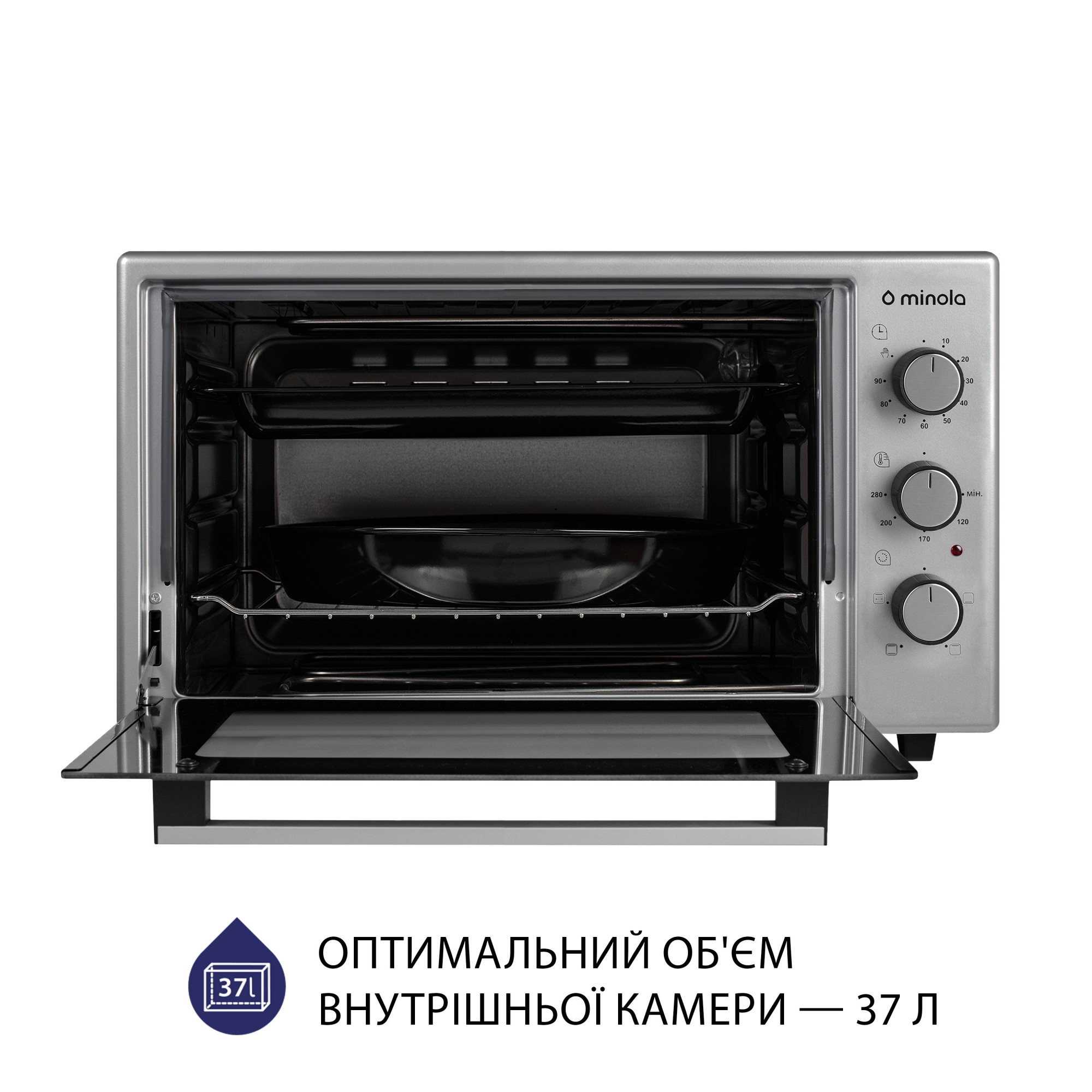 Электрическая печь MINOLA FOEV 3714 GR - фото 2