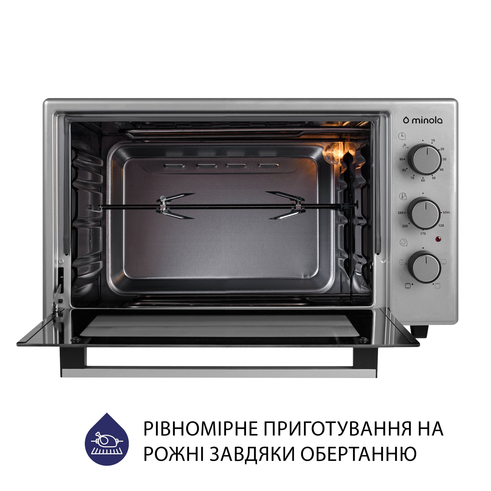 Электрическая печь MINOLA FOEV 3714 GR - фото 9