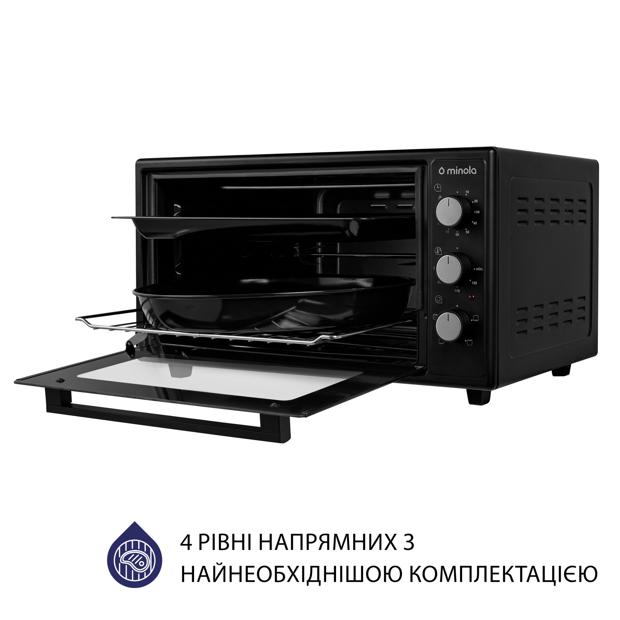 Электрическая печь MINOLA FOEV 4815 BL - фото 7