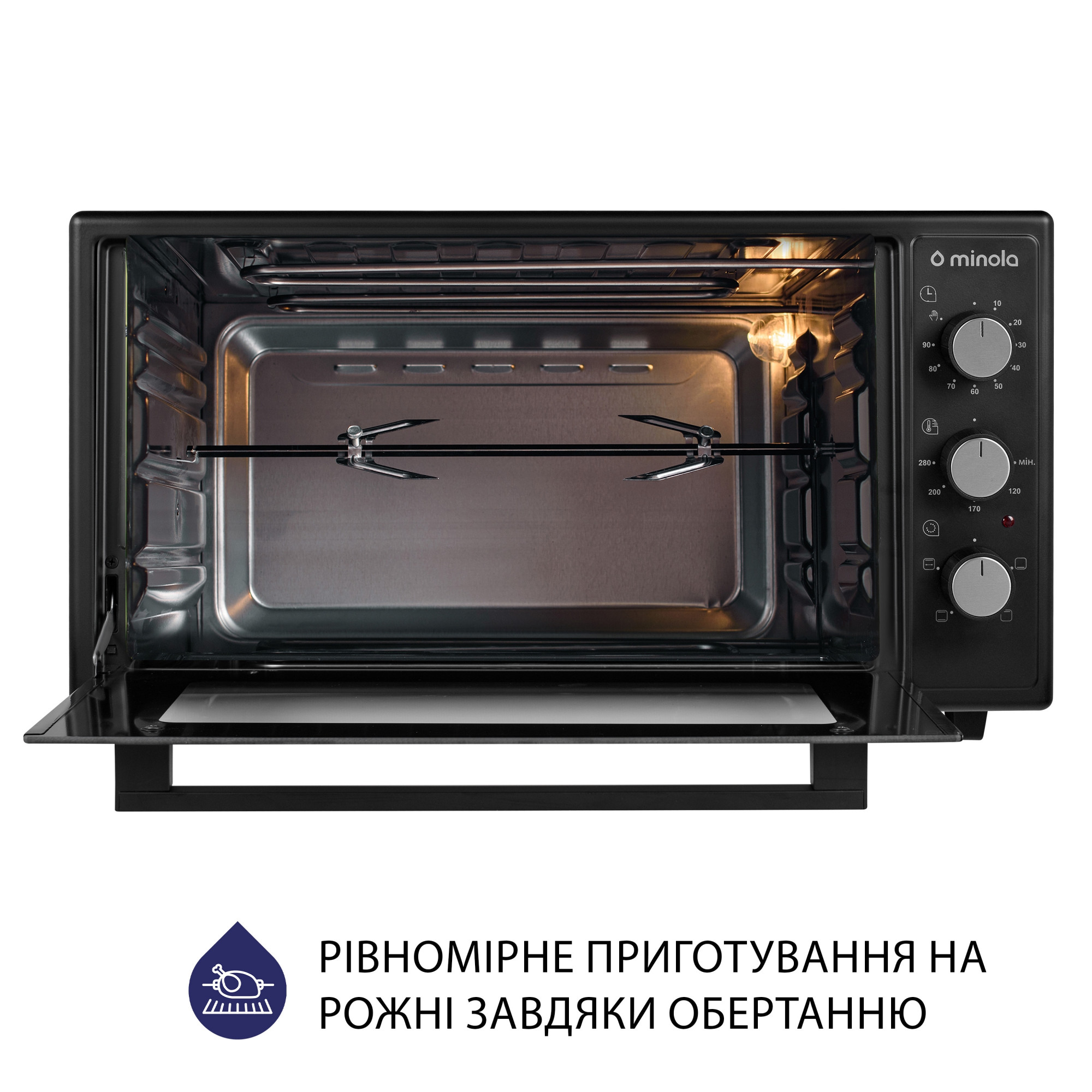 Электрическая печь MINOLA FOEV 4815 BL - фото 9