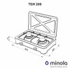 Настільна газова плита Minola TGH 200 WH (Польща)- № 7