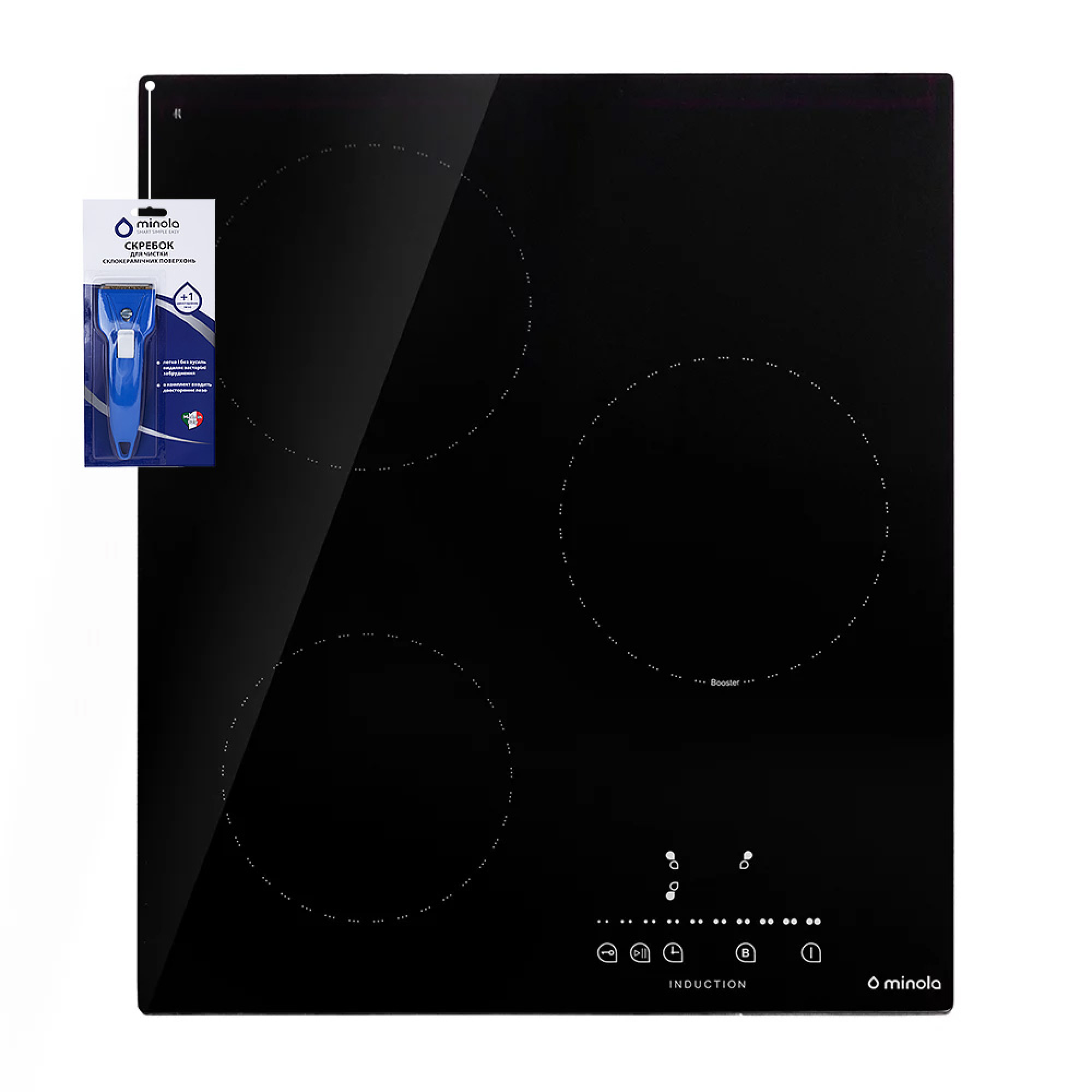 Поверхность индукционная MINOLA MIS 4036 KBL (Цвет Черный), Атикул 5902767905329 | Акция купить на AQUILA.UA - фото 1