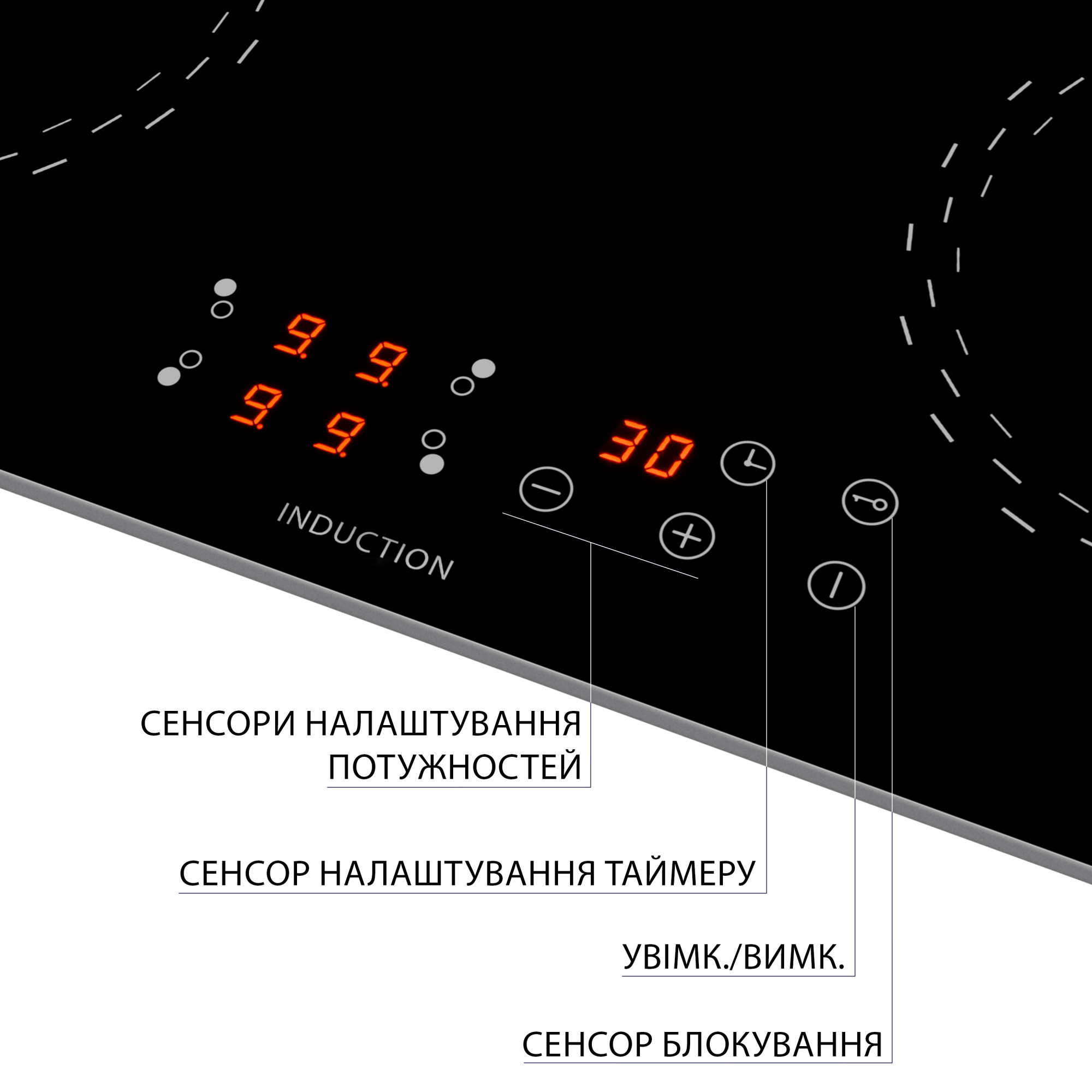 Поверхня індукційна Minola MI 6038 KBL - фото 7