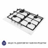 Поверхня газова на металі Minola MGM 614204 WH (Польща)- № 4