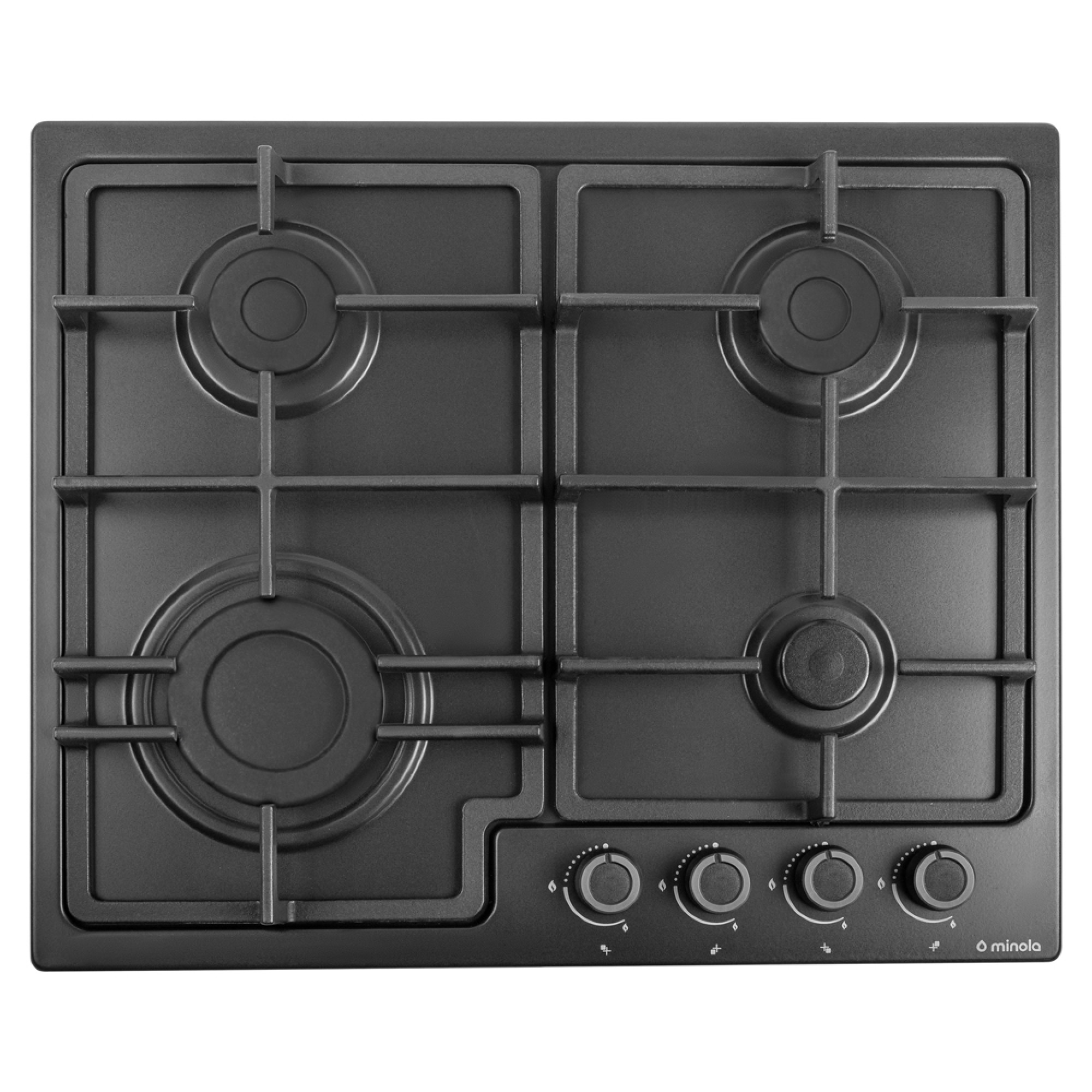Поверхность газовая на металле MINOLA MGM 614224 BL (Цвет Черный) - фото 1 Поверхность газовая на металле MINOLA MGM 614224 BL (Цвет Черный), Атикул 5902767906654 | Акция купить на AQUILA.UA - фото 1