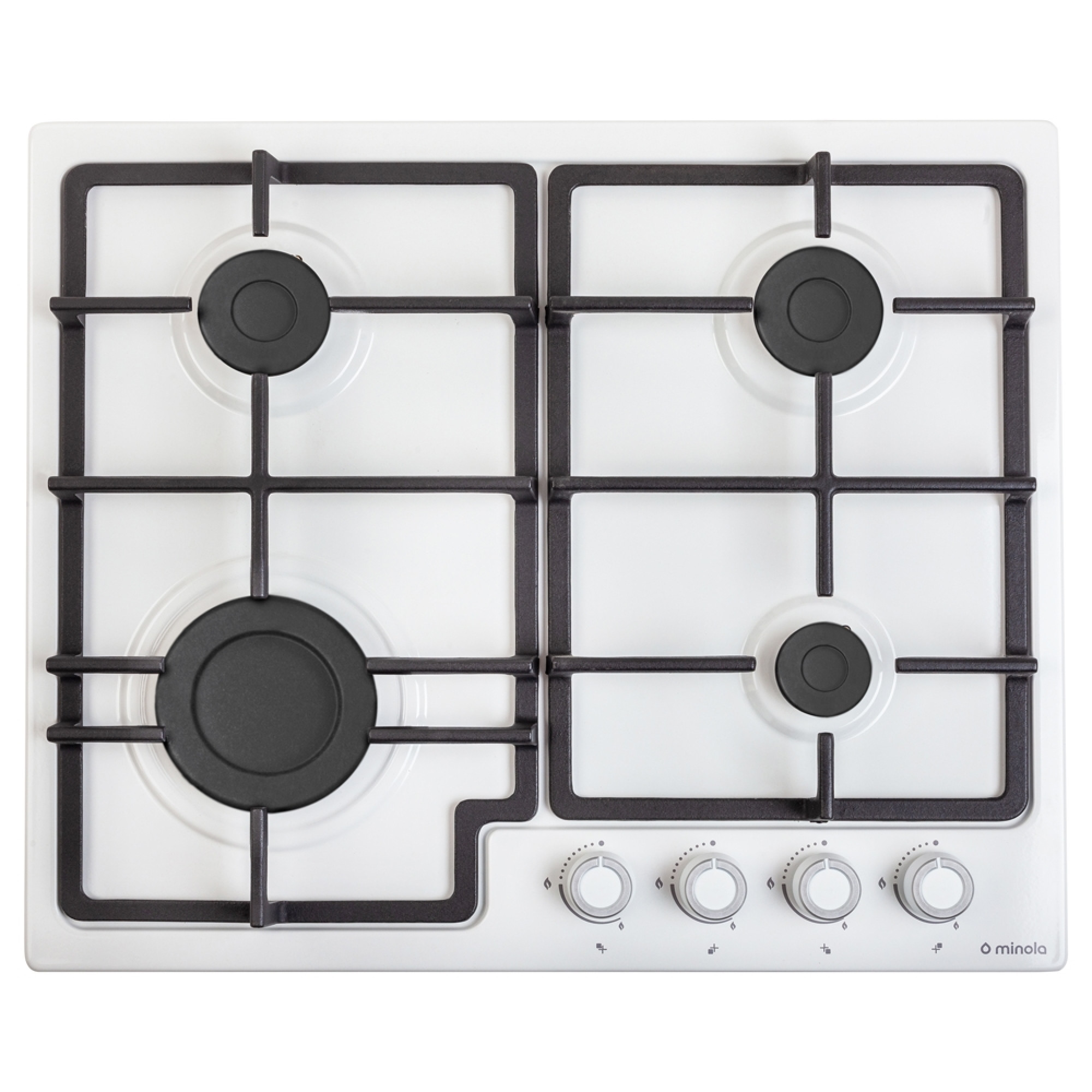 Поверхность газовая на металле MINOLA MGM 614224 WH (Цвет Белый) - фото 1 Поверхность газовая на металле MINOLA MGM 614224 WH (Цвет Белый), Атикул 5902767906678 | Акция купить на AQUILA.UA - фото 1