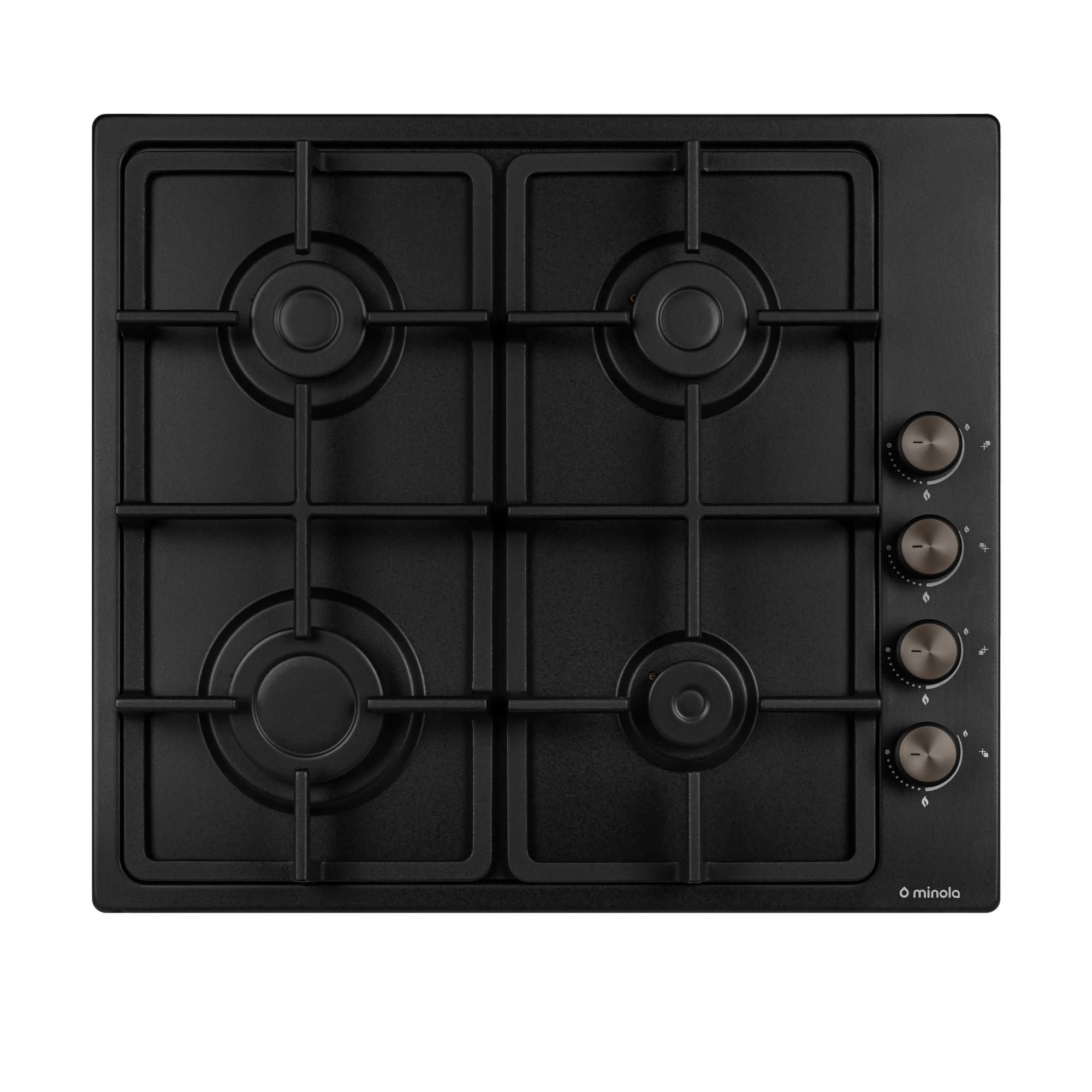 Поверхность газовая на металле MINOLA MGM 615204 BL (Цвет Черный) - фото 1 Поверхность газовая на металле MINOLA MGM 615204 BL (Цвет Черный), Атикул 5902767908191 | купить на AQUILA.UA - фото 1