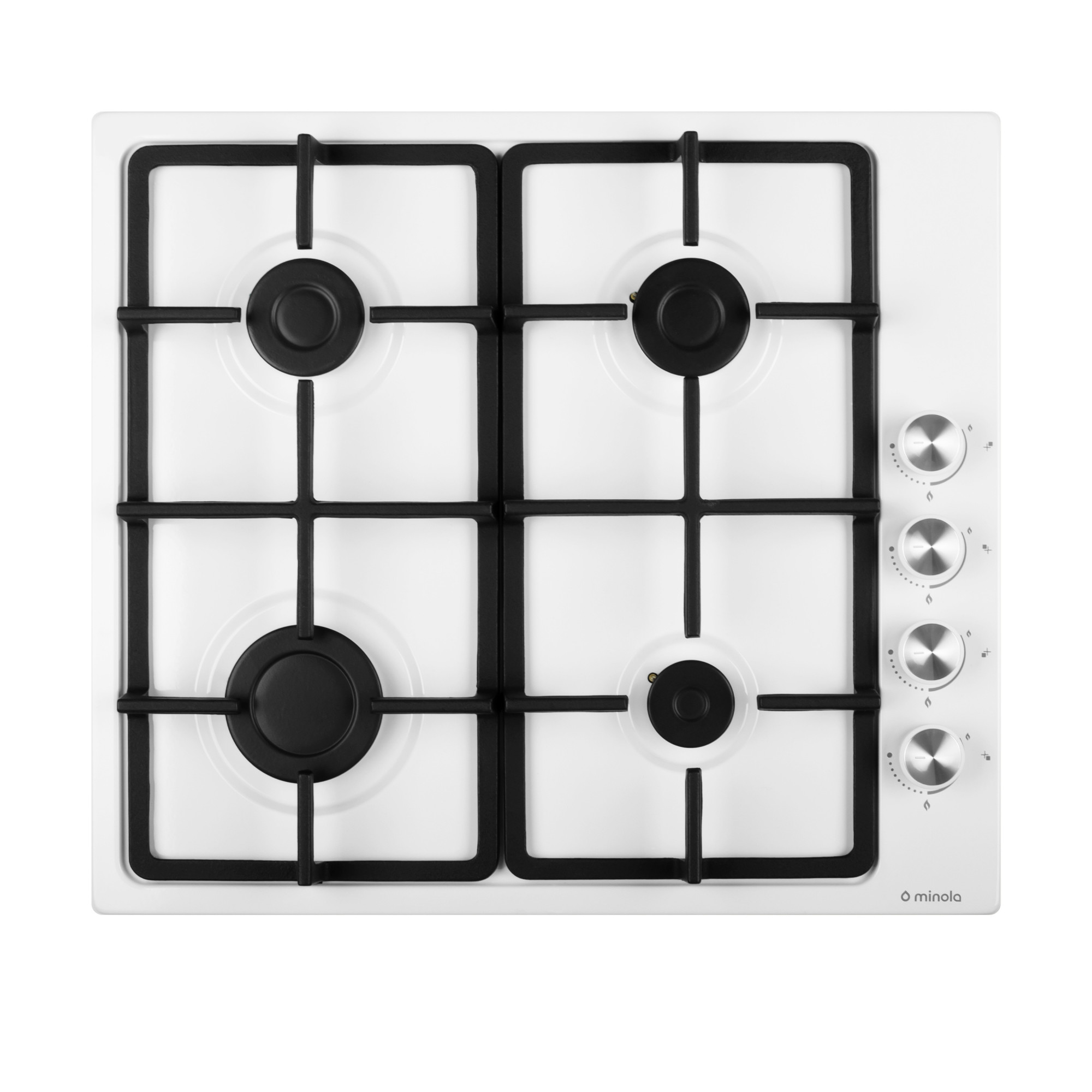 Поверхность газовая на металле MINOLA MGM 615204 WH (Цвет Белый) - фото 1 Поверхность газовая на металле MINOLA MGM 615204 WH (Цвет Белый), Атикул 5902767908207 | купить на AQUILA.UA - фото 1