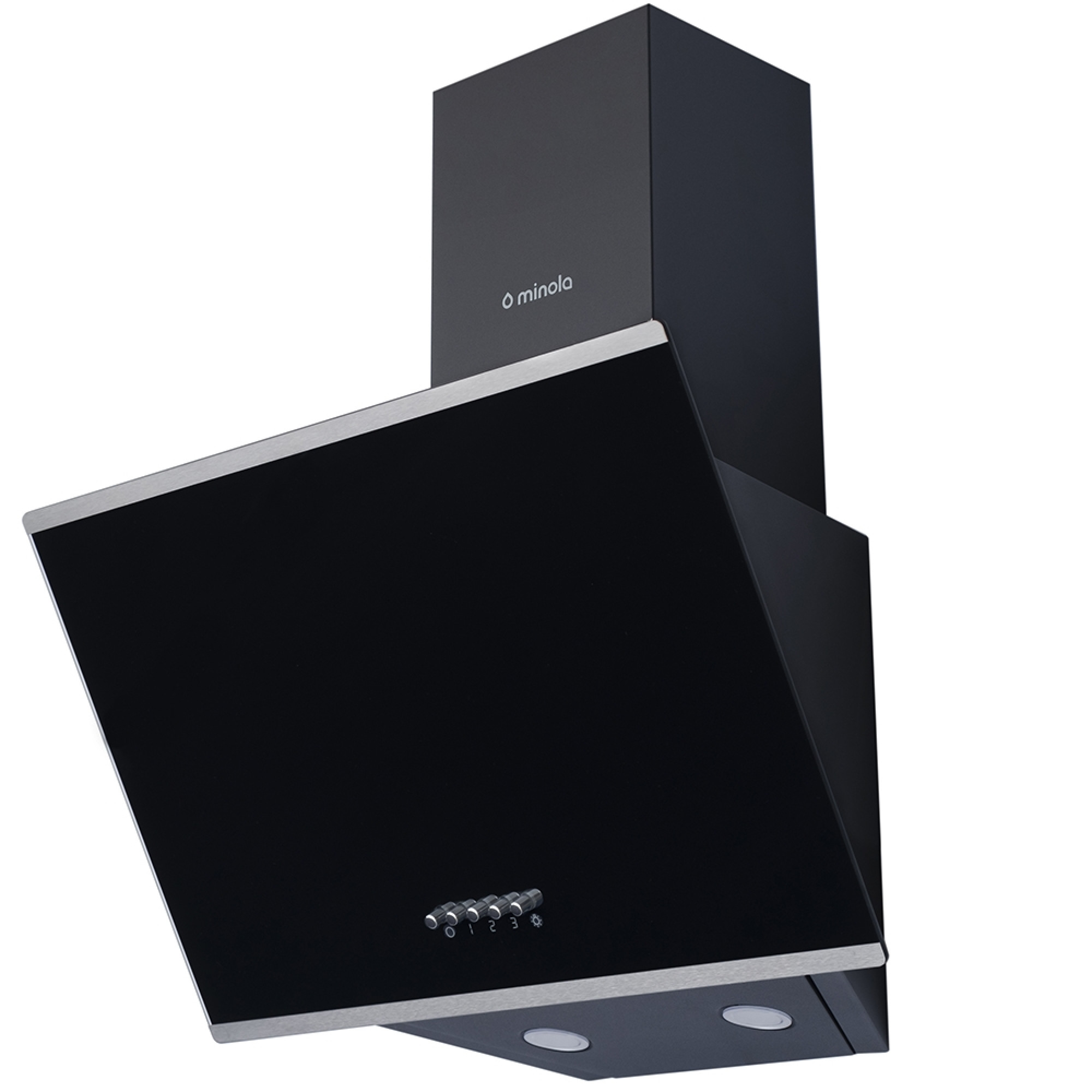 Витяжка декоративна похила MINOLA HDN 5202 BL/INOX 700 LED - фото 4