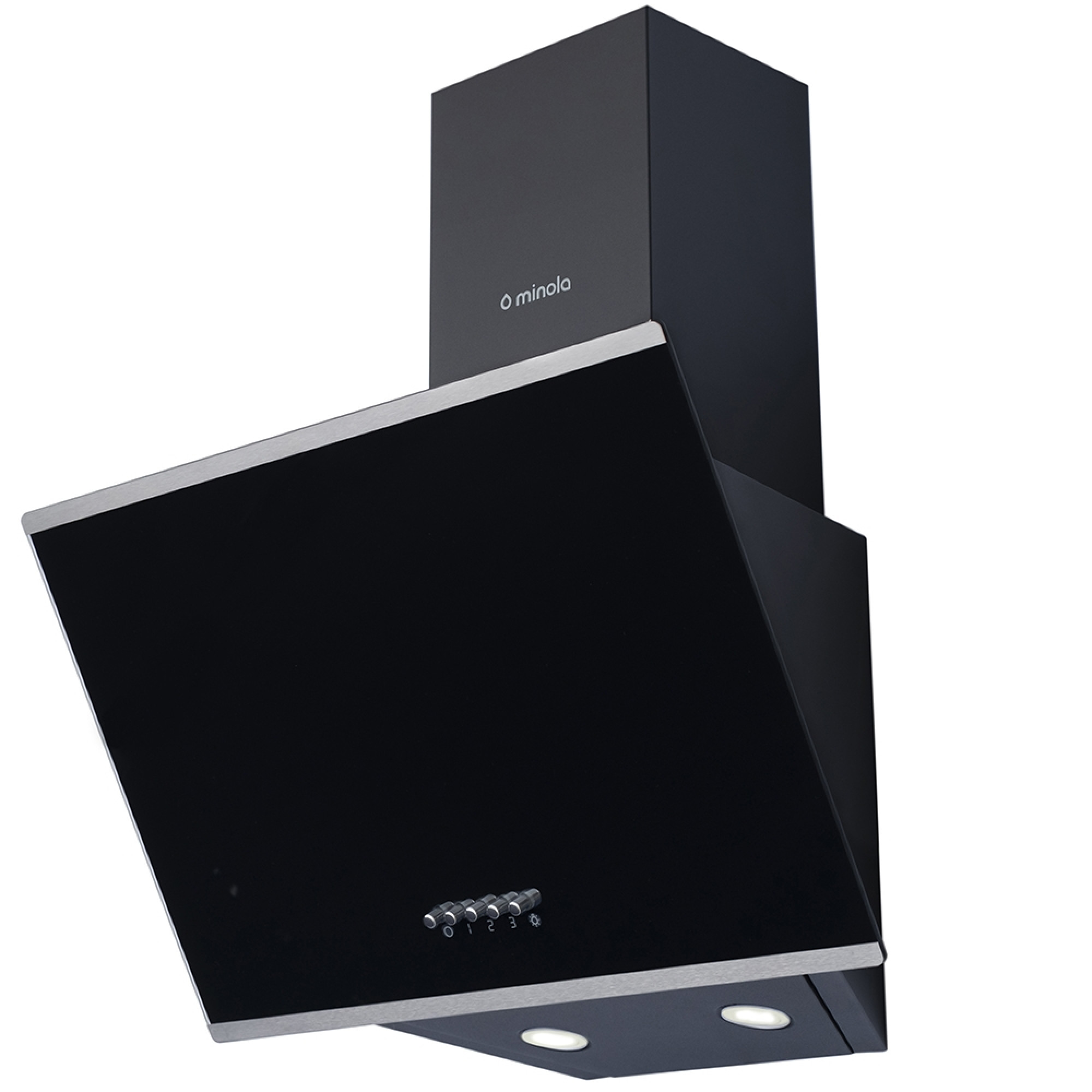 Витяжка декоративна похила MINOLA HDN 5202 BL/INOX 700 LED - фото 5