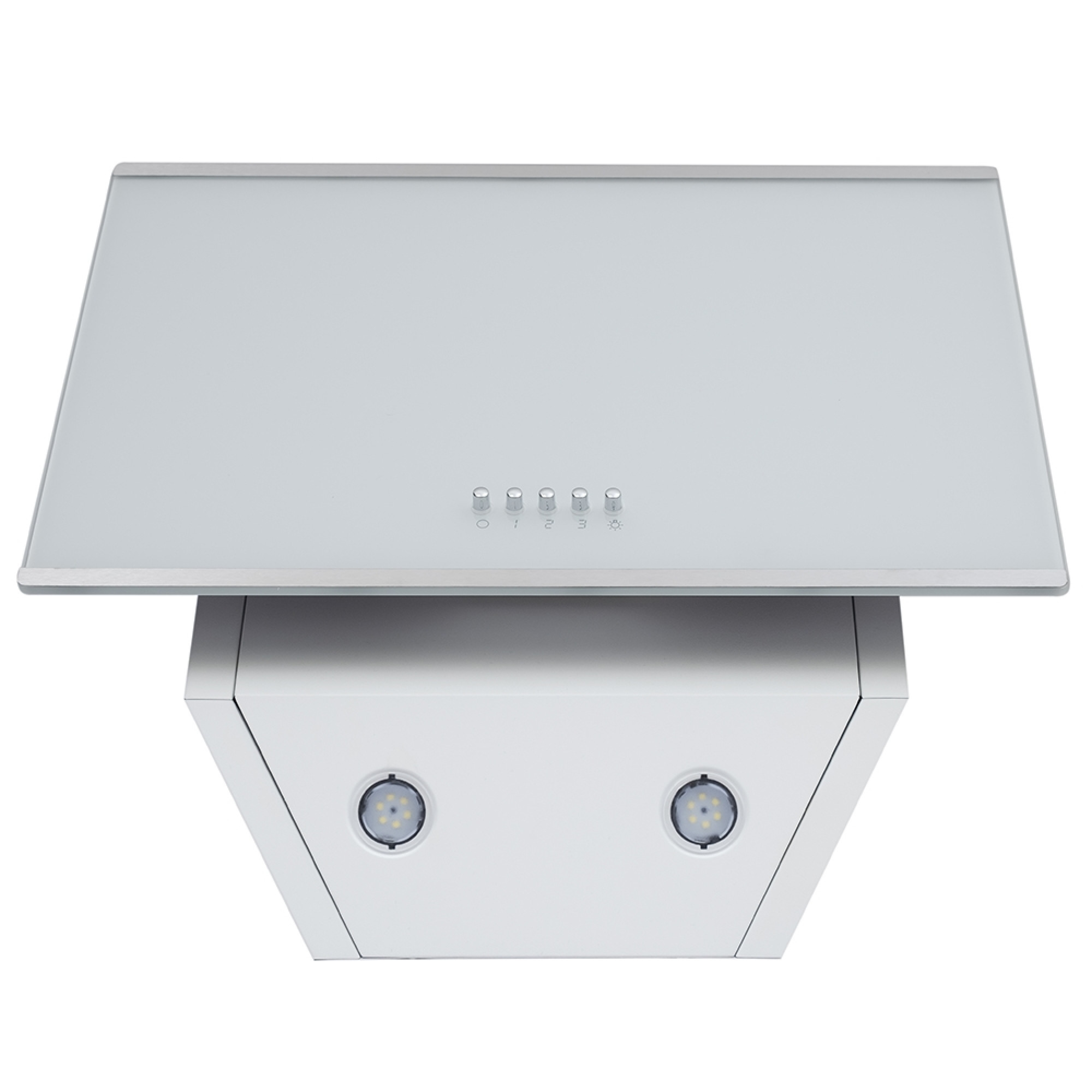 Вытяжка декоративная наклонная MINOLA HDN 5202 WH/INOX 700 LED (Цвет Белый/Нержавеющая сталь) - фото 9 Вытяжка декоративная наклонная MINOLA HDN 5202 WH/INOX 700 LED - фото 9