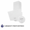 Вытяжка декоративная наклонная MINOLA HDN 5224 WH 700 LED (Польша)- № 7