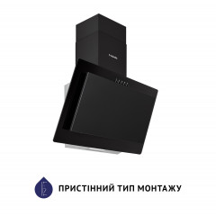Витяжка декоративна похила Minola HDN 6124 BL LED