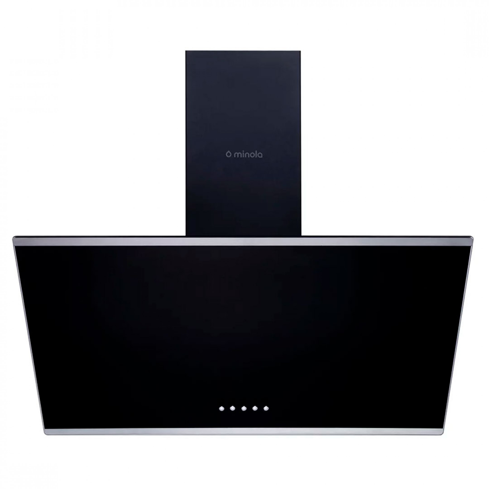 Вытяжка декоративная наклонная MINOLA HDN 6202 BL/INOX 700 LED (Цвет Нержавеющая сталь/Черный), Атикул 5902767904650 |  купить на AQUILA.UA - фото 1
