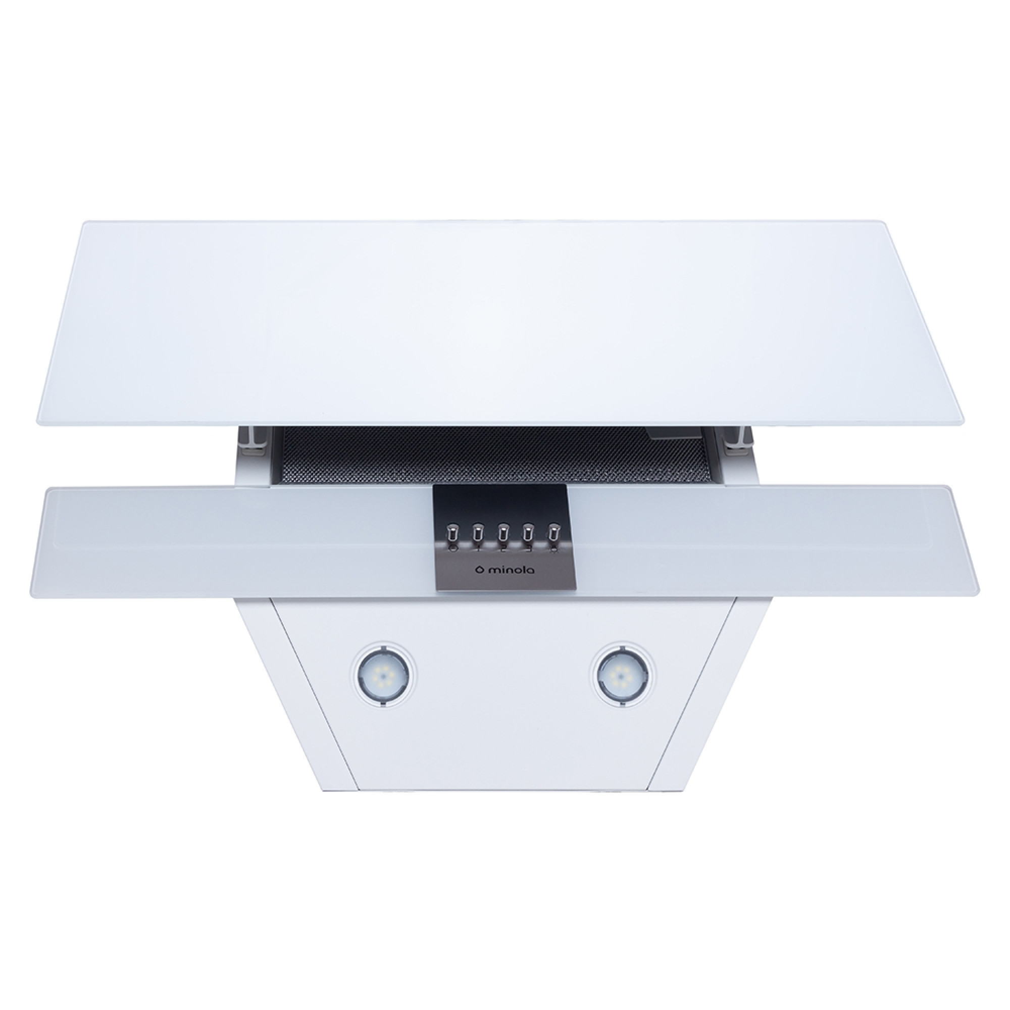Вытяжка декоративная наклонная MINOLA HDN 6212 WH/I 700 LED - фото 5
