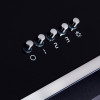 Витяжка декоративна похила Minola HDN 6232 BL/INOX 700 LED (Польща)- № 9