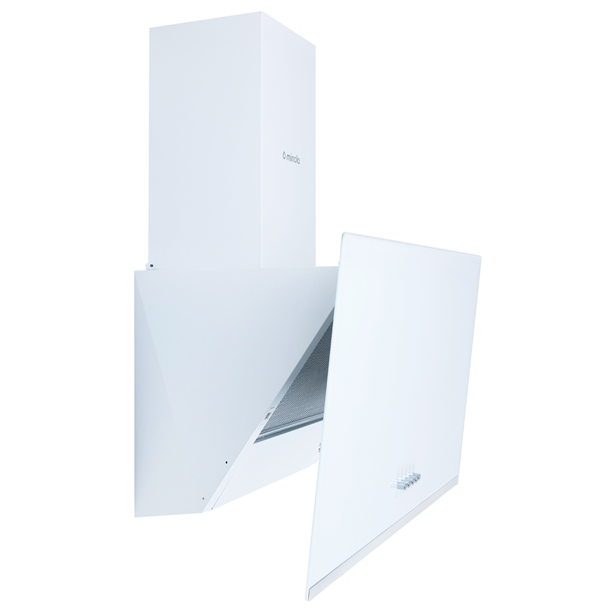 Вытяжка декоративная наклонная MINOLA HDN 6232 WH/INOX 700 LED - фото 3