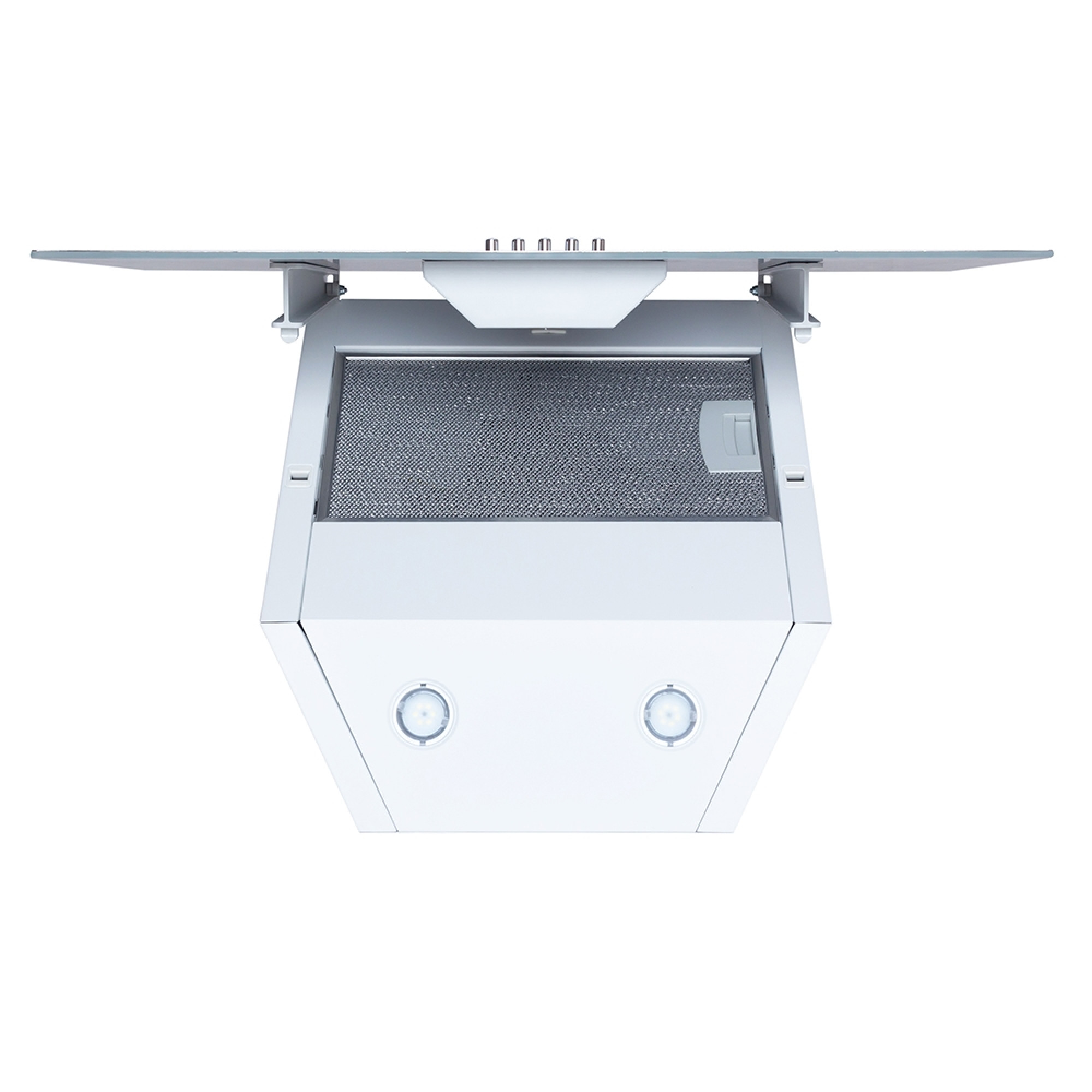 Вытяжка декоративная наклонная MINOLA HDN 6232 WH/INOX 700 LED - фото 4