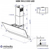 Вытяжка декоративная наклонная MINOLA HDN 9412 BL 850 LED (Цвет Черный) - № 16 Вытяжка декоративная наклонная MINOLA HDN 9412 BL 850 LED (Польша)- № 16