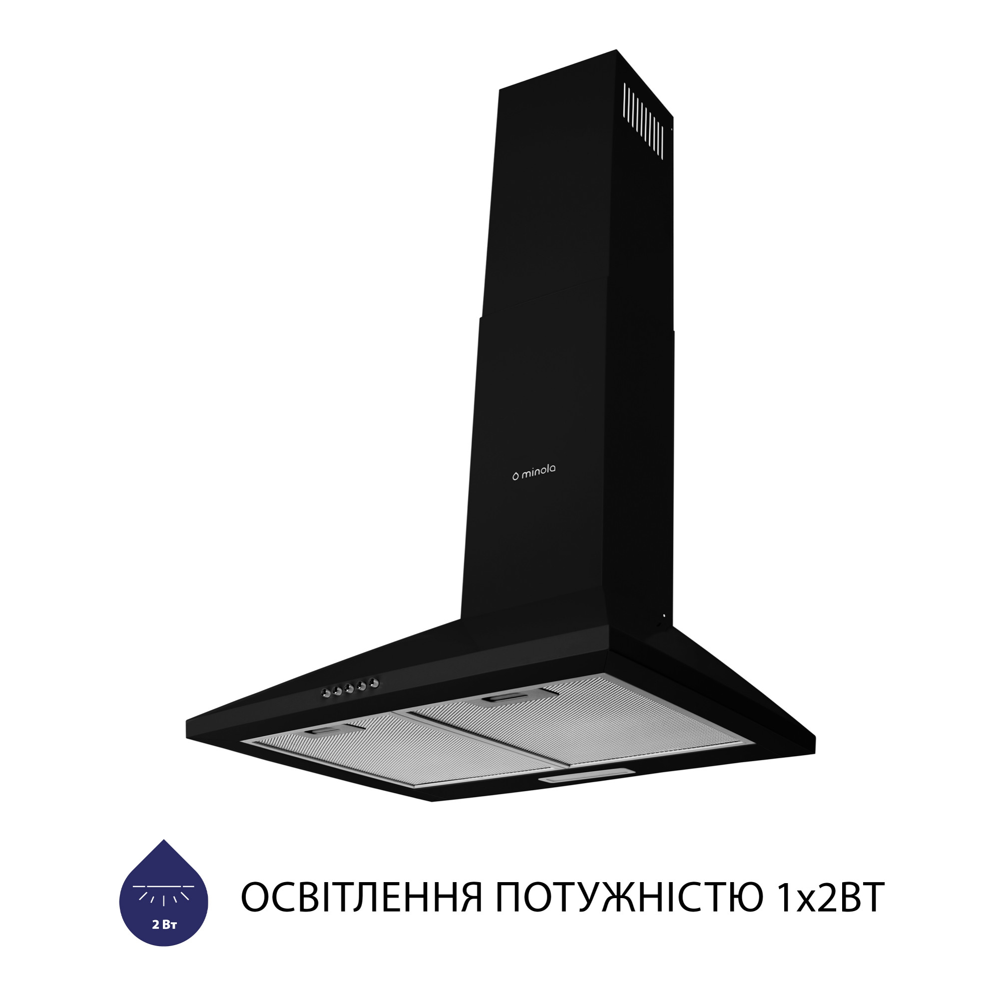 Вытяжка купольная MINOLA HK 5614 BL 1000 LED - фото 3