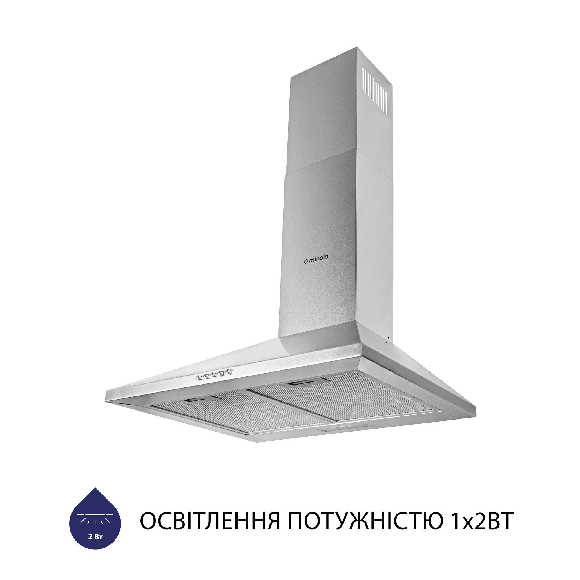 Вытяжка купольная MINOLA HK 5614 I 1000 LED - фото 3