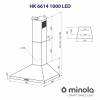 Вытяжка купольная MINOLA HK 6614 WH 1000 LED (Польша)- № 11