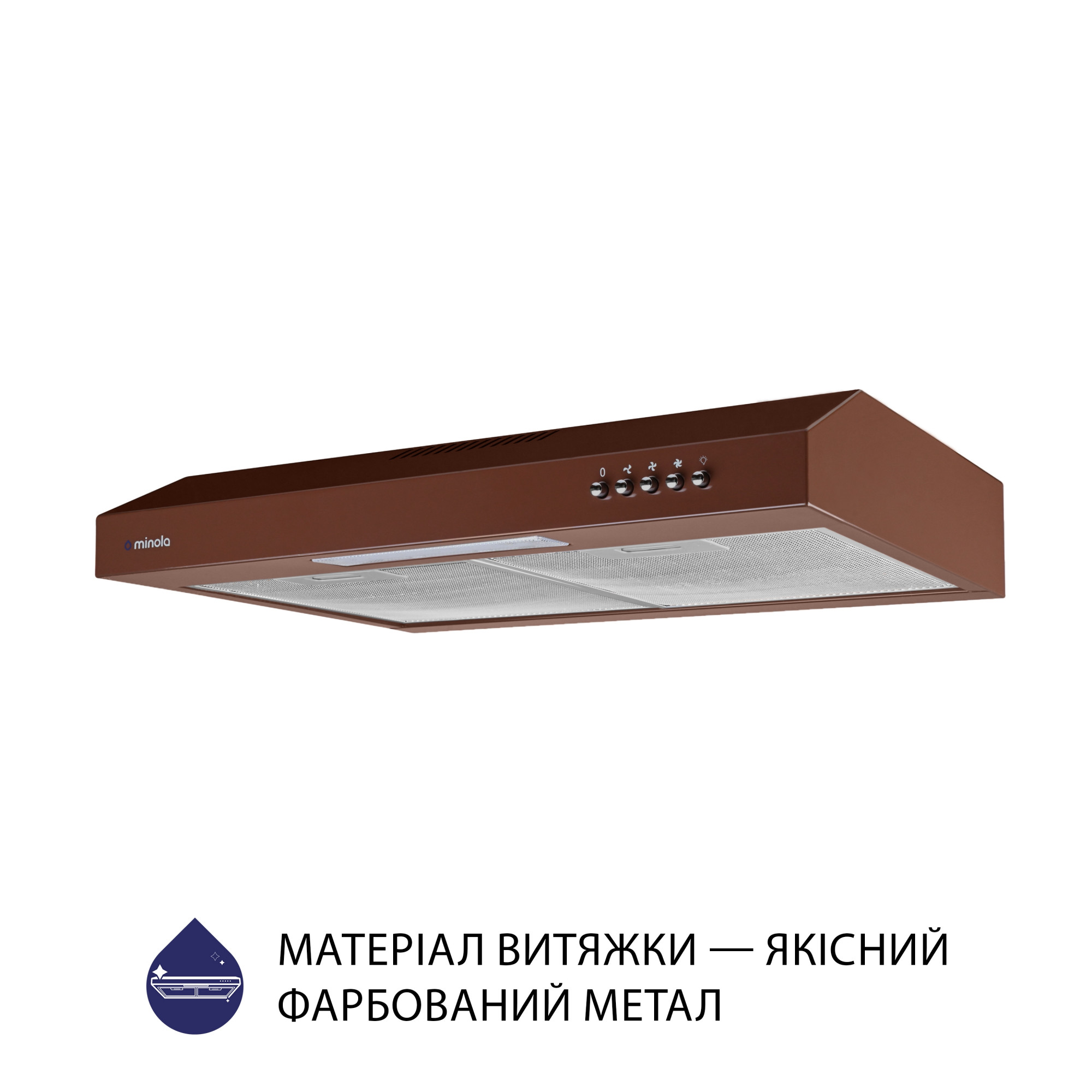Витяжка плоска Minola HPL 512 BR - фото 3