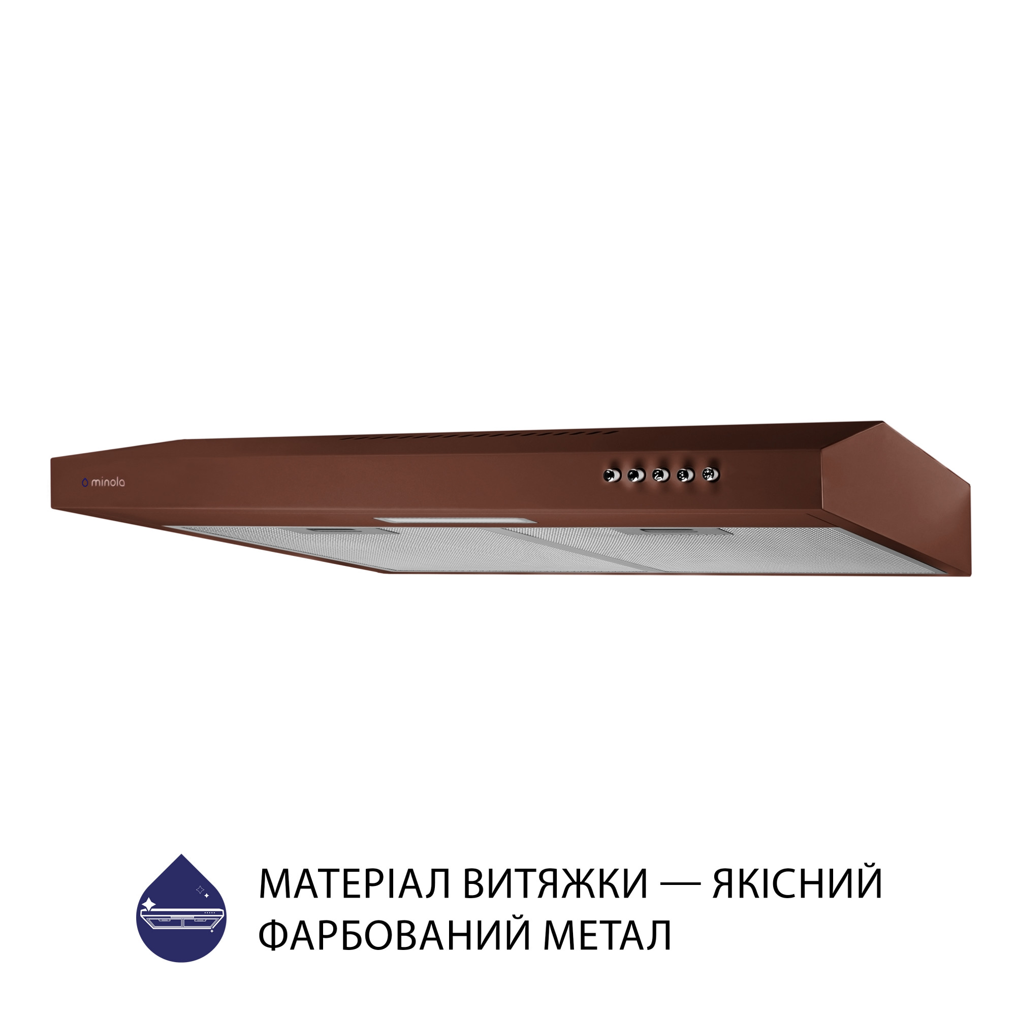 Вытяжка плоская MINOLA HPL 613 BR - фото 3
