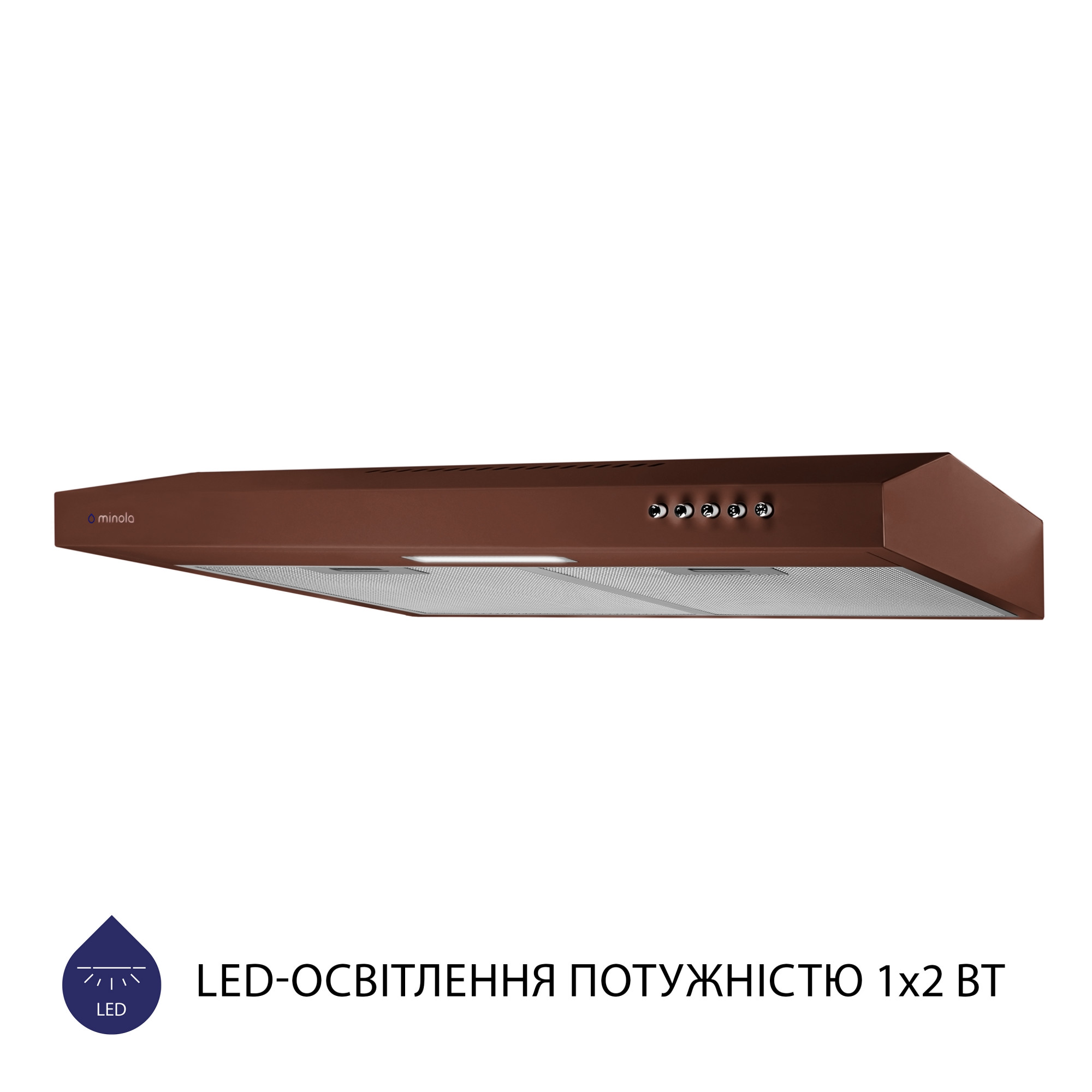 Вытяжка плоская MINOLA HPL 613 BR - фото 4