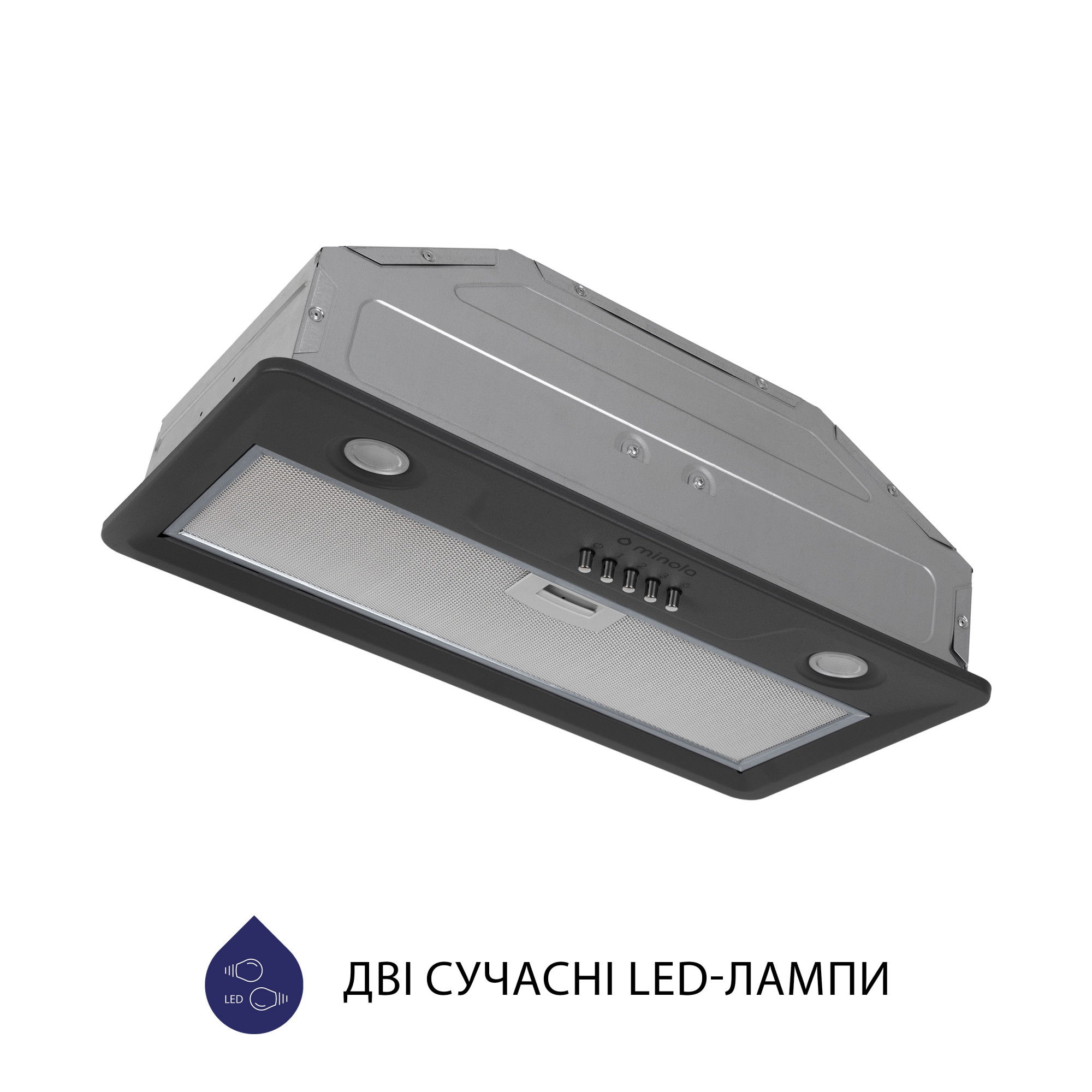 Вытяжка полновстраиваемая MINOLA HBI 5202 GR 700 LED - фото 4