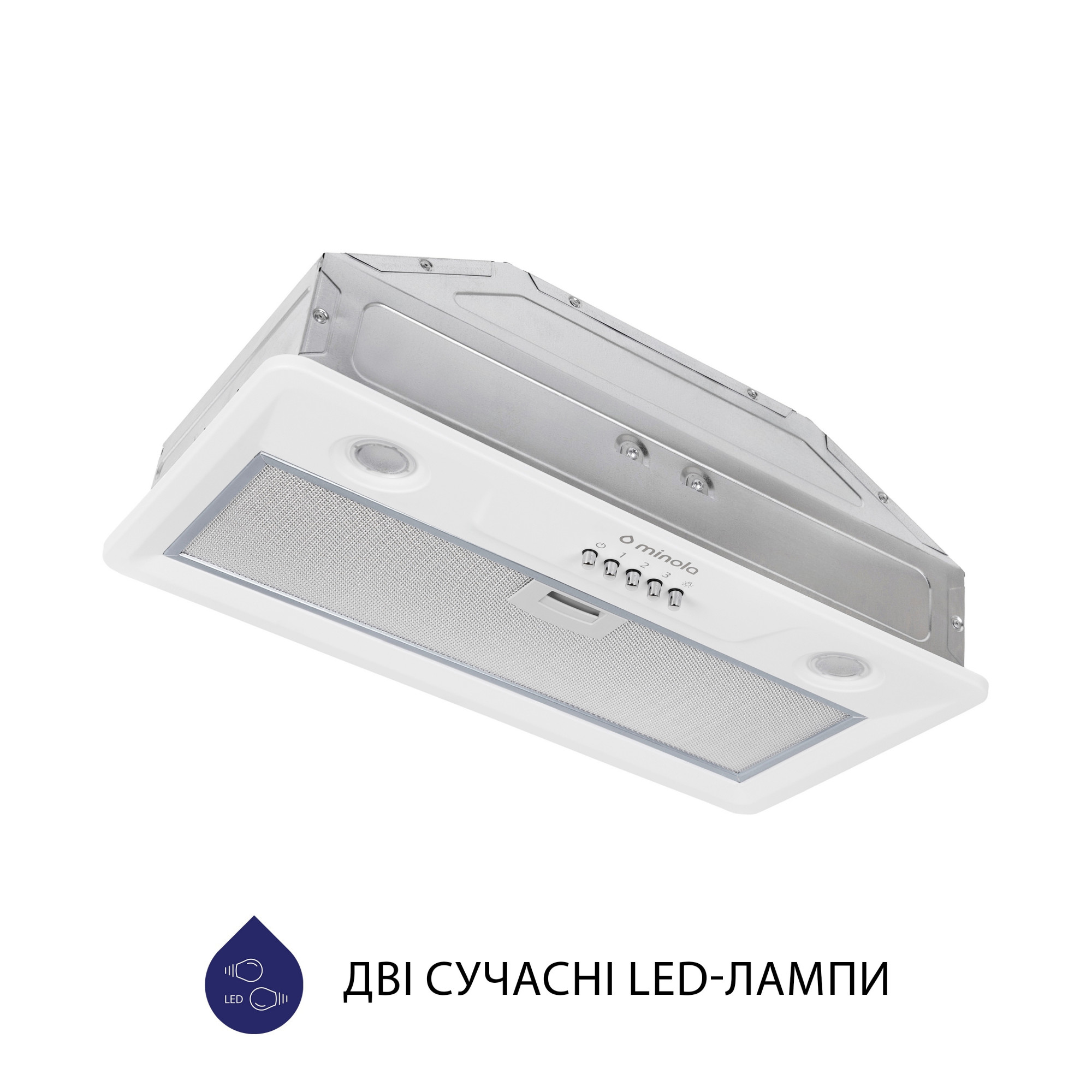 Вытяжка полновстраиваемая MINOLA HBI 5202 WH 700 LED - фото 4