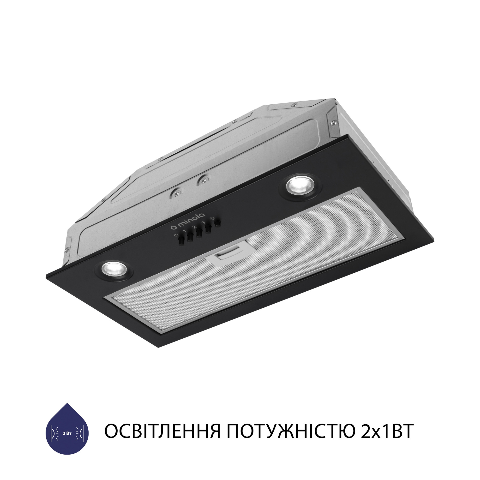 Вытяжка полновстраиваемая MINOLA HBI 5204 BL 700 LED - фото 5