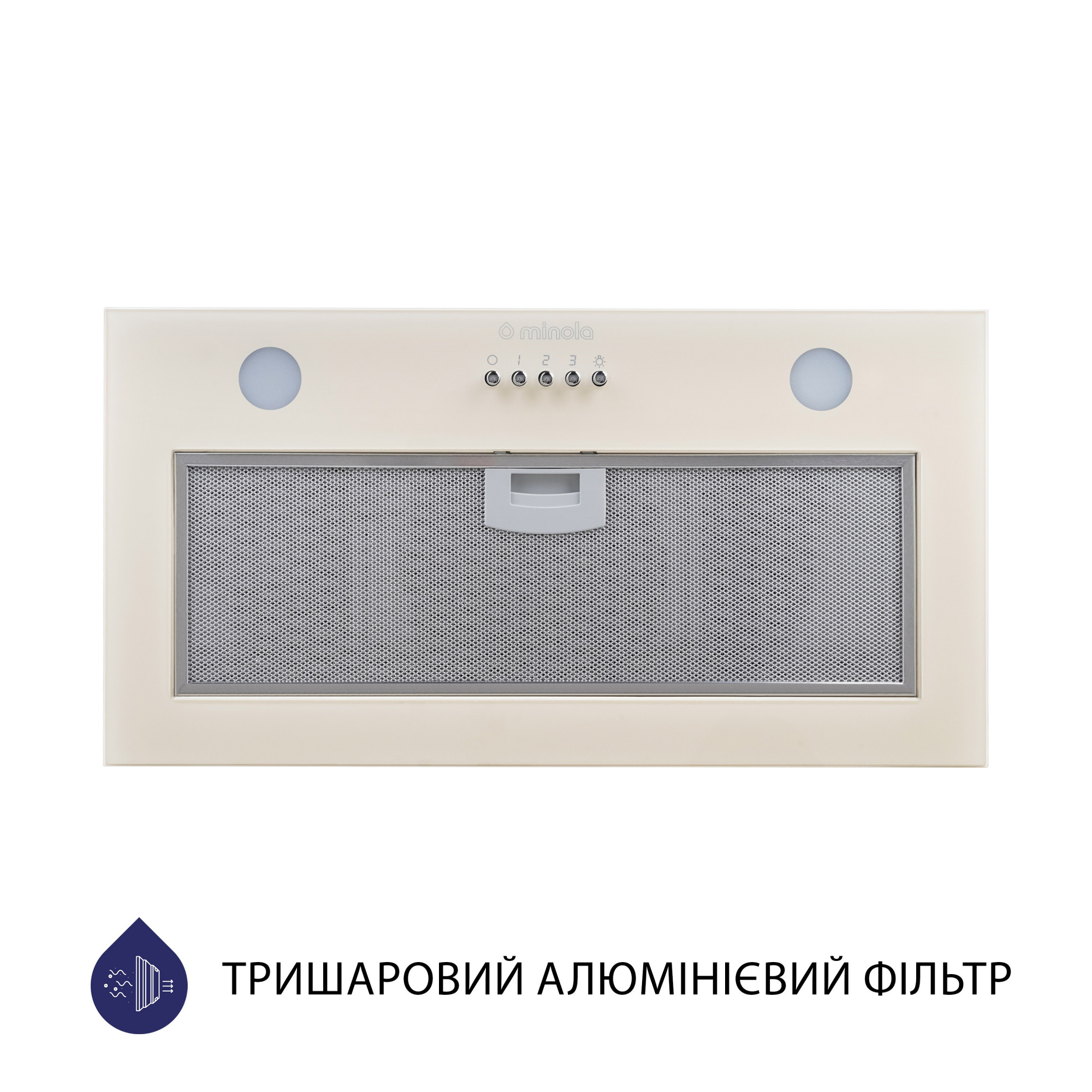 Витяжка повновбудована MINOLA HBI 5262 IV GLASS 700 LED - фото 4