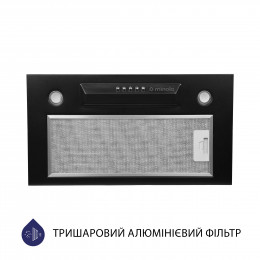 Вытяжка полновстраиваемая Minola HBI 5324 BL 800 LED
