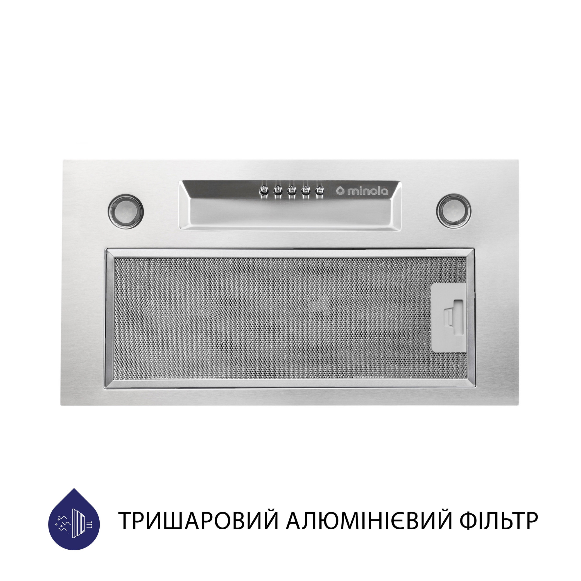 Вытяжка полновстраиваемая MINOLA HBI 5324 I 800 LED - фото 2