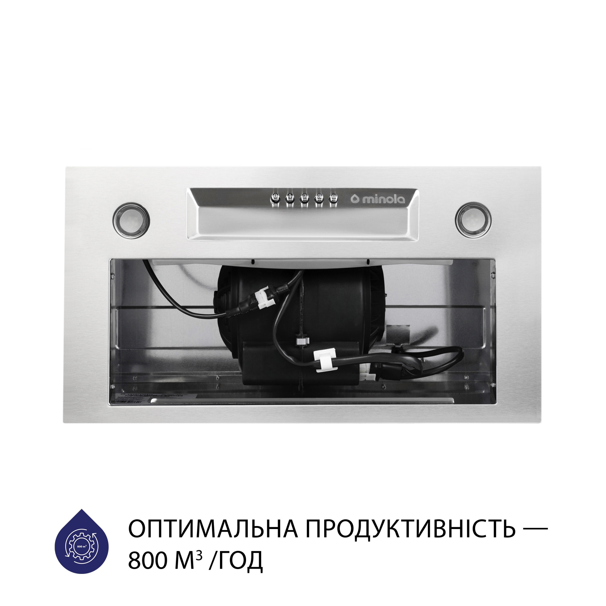 Вытяжка полновстраиваемая MINOLA HBI 5324 I 800 LED - фото 3