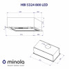 Вытяжка полновстраиваемая MINOLA HBI 5324 I 800 LED (Польша)- № 10