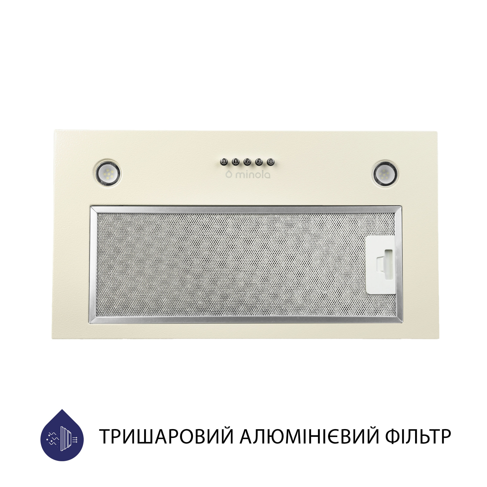 Вытяжка полновстраиваемая MINOLA HBI 5327 IV 800 LED - фото 2