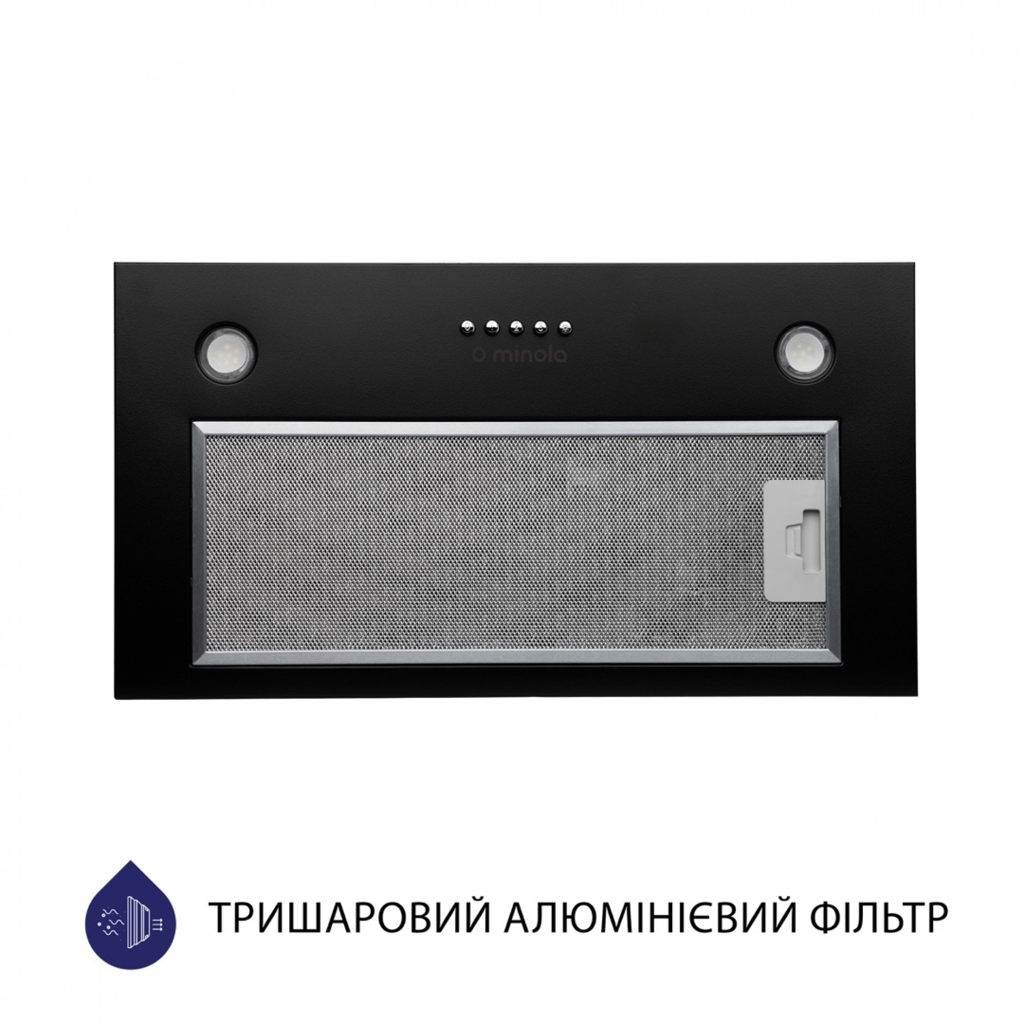 Витяжка повновбудована MINOLA HBI 5627 BL 1000 LED - фото 2