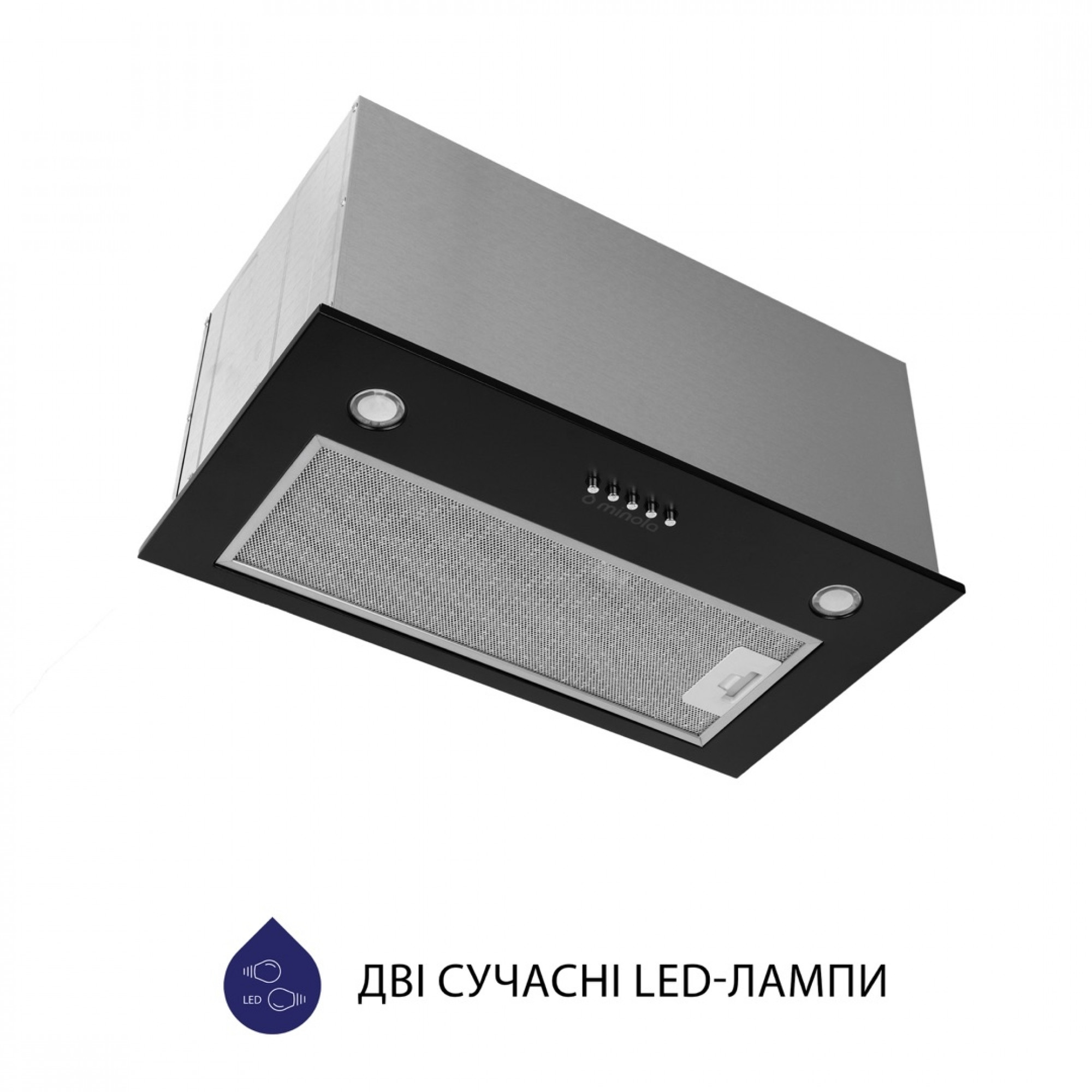 Витяжка повновбудована MINOLA HBI 5627 BL 1000 LED - фото 4