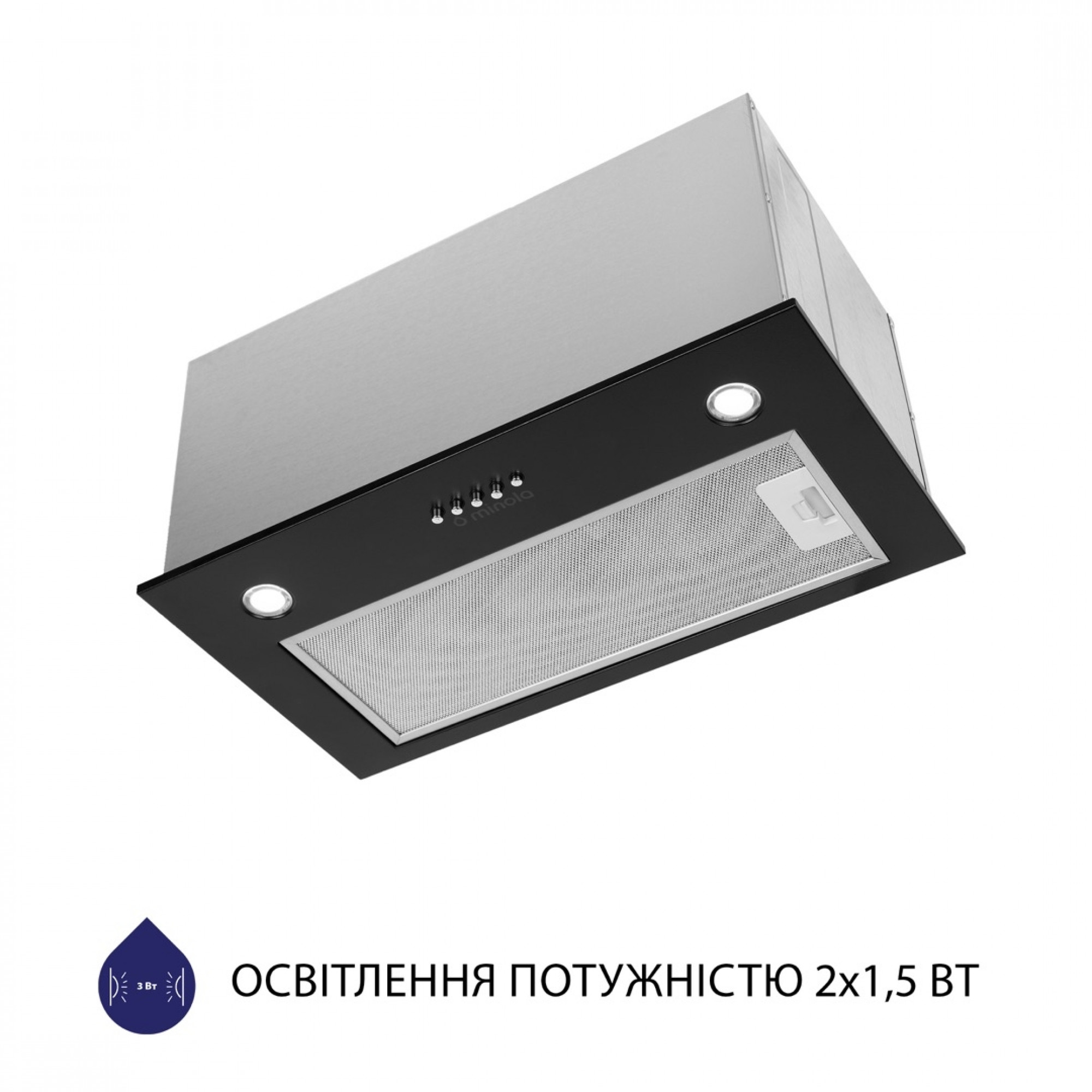 Витяжка повновбудована MINOLA HBI 5627 BL 1000 LED - фото 5