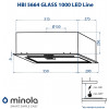 Вытяжка полновстраиваемая MINOLA HBI 5664 BL GLASS 1000 LED Line (Польша)- № 10