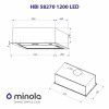 Витяжка повновбудована MINOLA HBI 58270 BL 1200 LED (Колір Чорний) - № 10 Витяжка повновбудована MINOLA HBI 58270 BL 1200 LED (Польща)- № 10