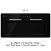 Витяжка повновбудована MINOLA HBI 6473 BL GLASS 800 LED Line (Польща)- № 2