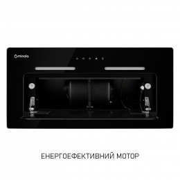 Вытяжка полновстраиваемая MINOLA HBI 6473 BL GLASS 800 LED Line