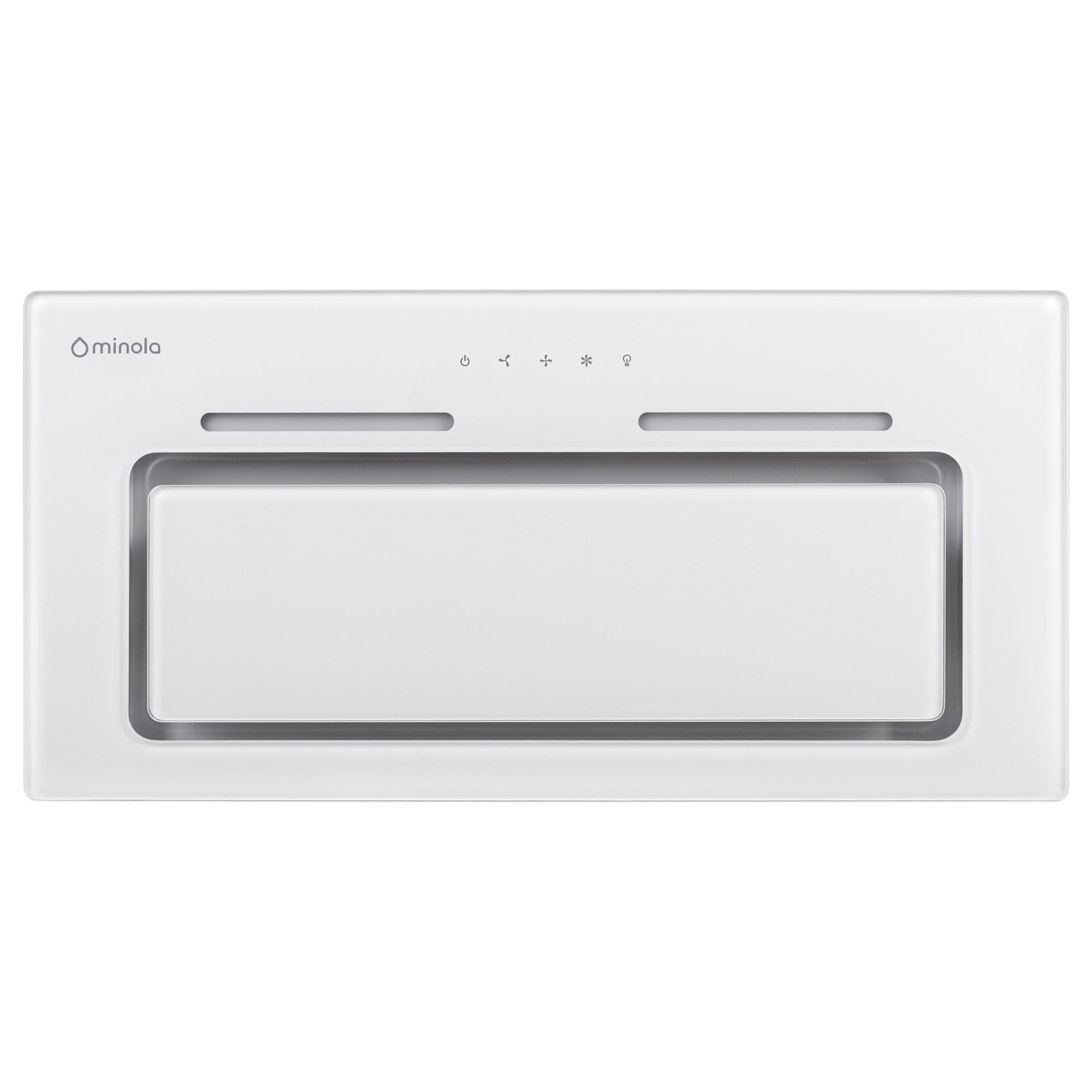 Витяжка повновбудована MINOLA HBI 6473 WH GLASS 800 LED Line (Колір Білий), Атикул 5905538402010 | Знижка купить на AQUILA.UA - фото 1