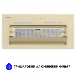 Вытяжка полновстраиваемая MINOLA HBI 6873 IV GLASS 1200 LED Line